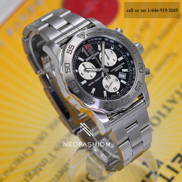 Breitling Colt Chrono II 44 Super Quartz Black Dial A73387 - NeoFashionStore