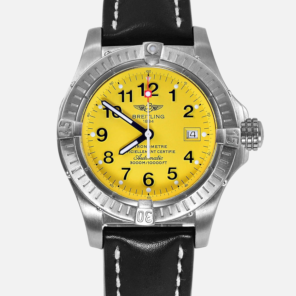 Breitling Avenger Seawolf Titanium Yellow Dial E17370 - Neofashion