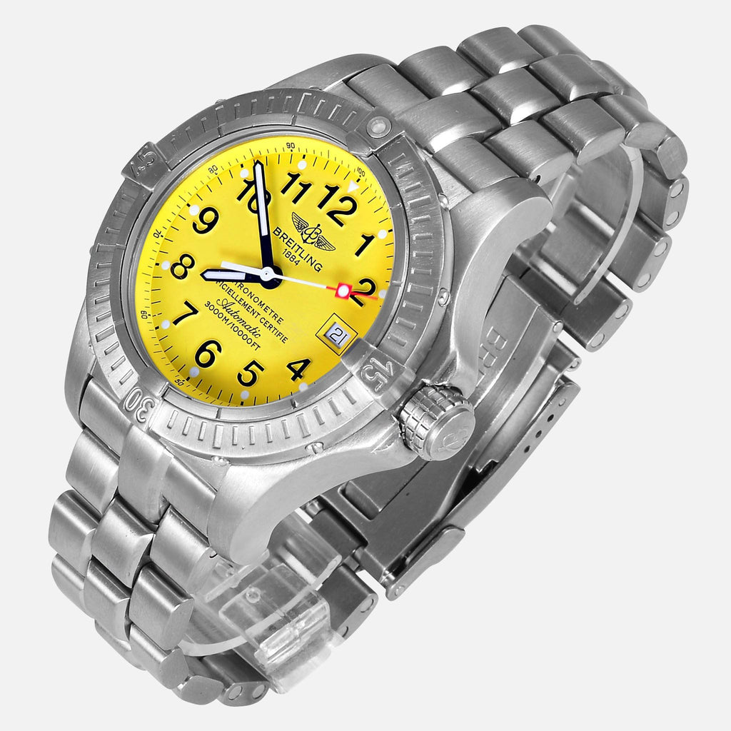 Breitling Avenger Seawolf Titanium Yellow Dial E17370 - Neofashion