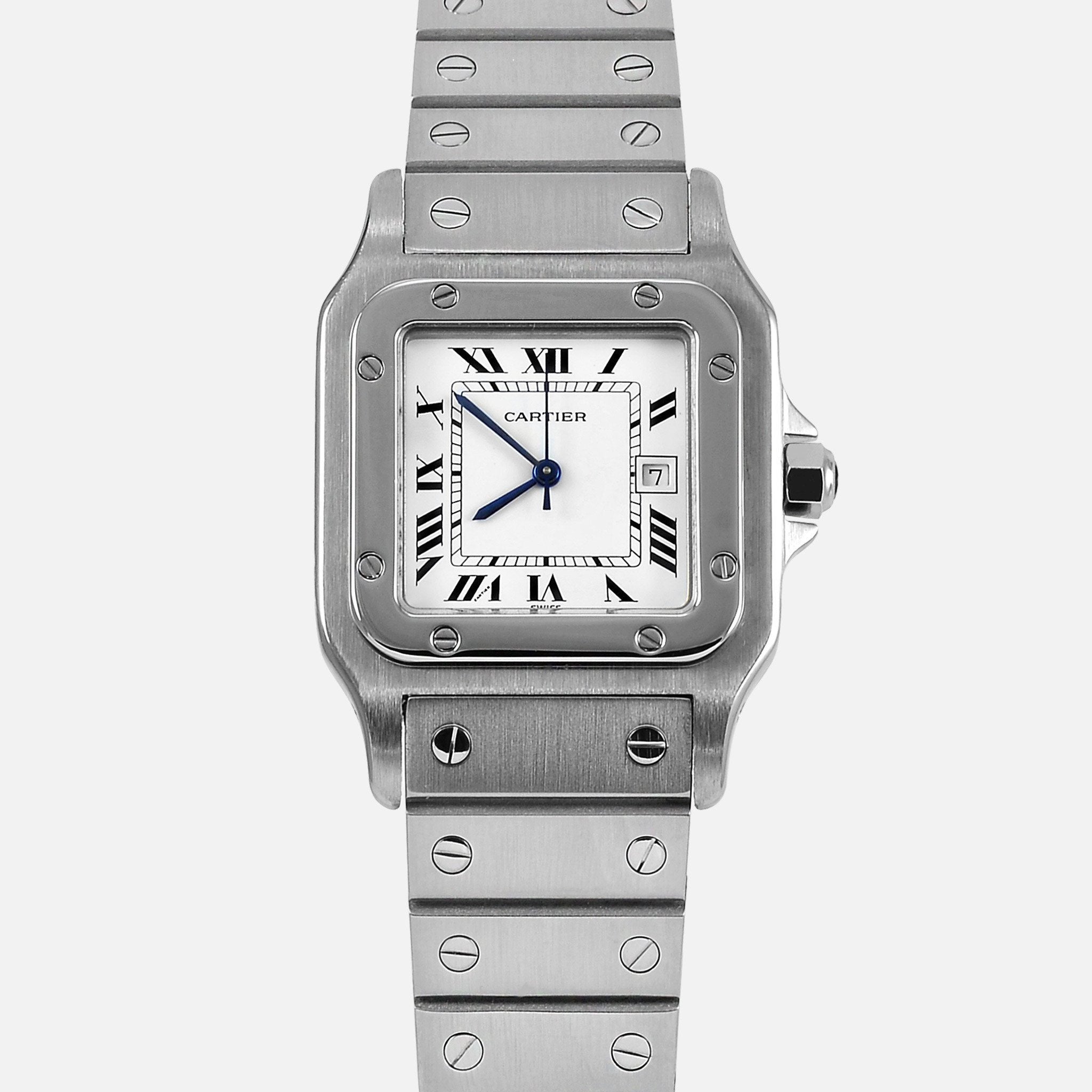 cartier santos galbee automatique