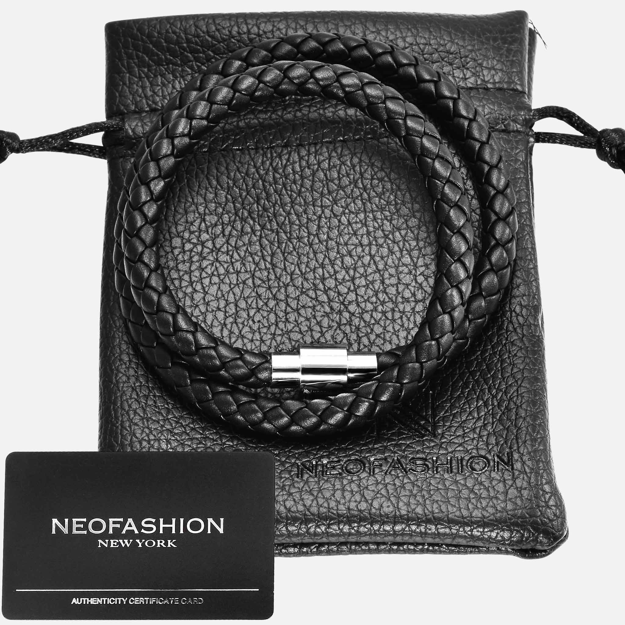 Sekora Braided Nappa Leather Twin Loop Bracelet - DAN ROYTER