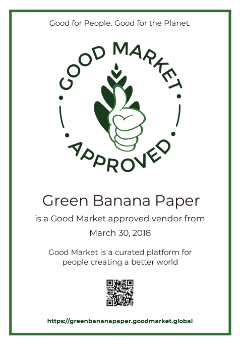 Green Banana Paper Good Market Approved