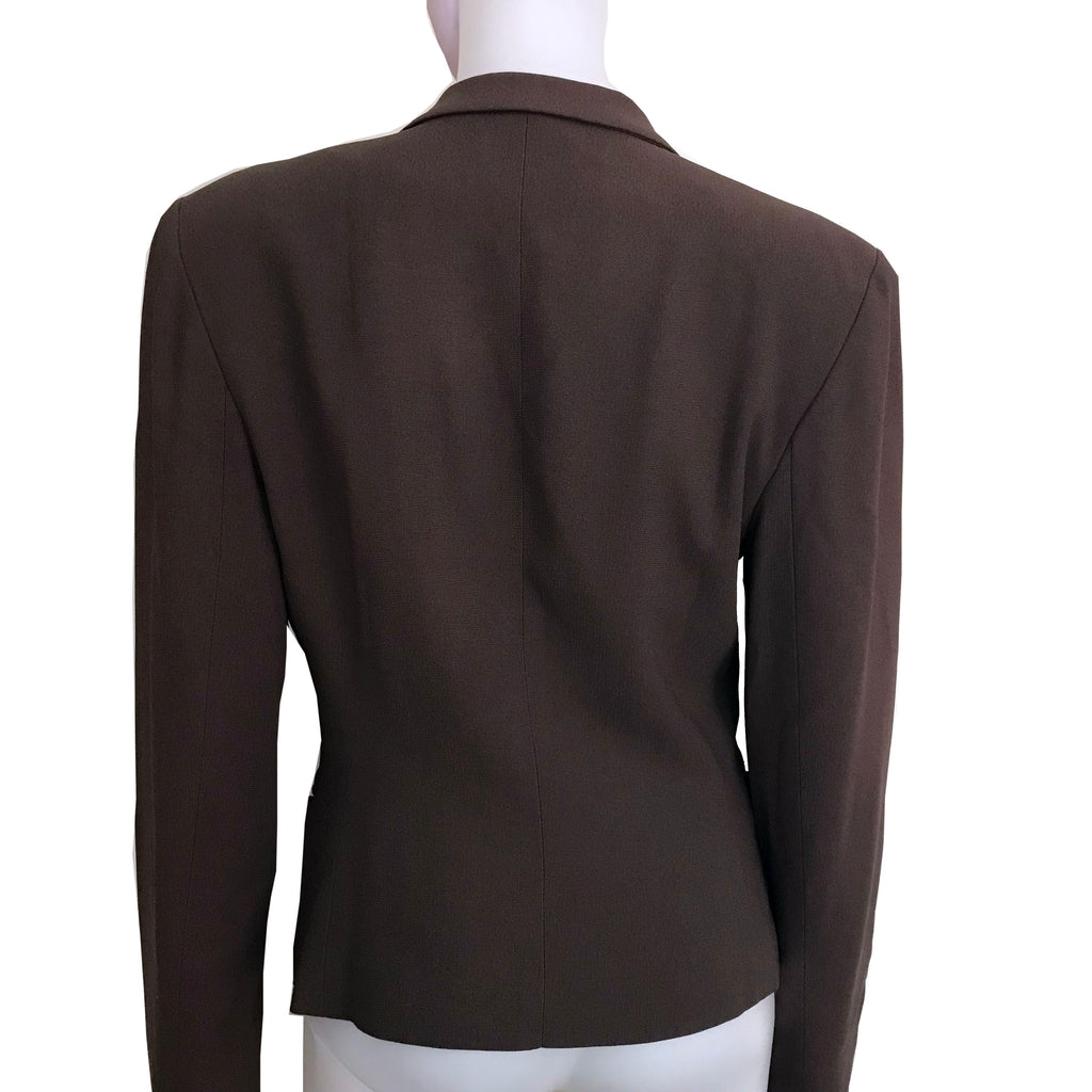 Vintage 1980s Christian Dior Brown Double-Breasted Jacket – Shop ...
