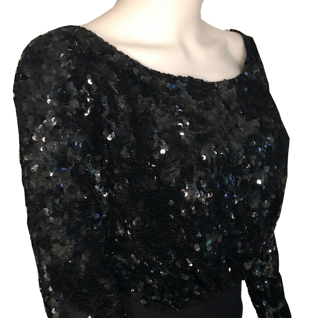 Vintage 1980s Donna Karan Black Label Sequined Dress – Shop Stylaphile ...