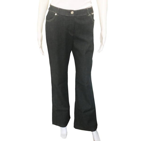 St. John by Marie Gray Black Mid-Rise Bootcut Jeans – Shop Stylaphile ...
