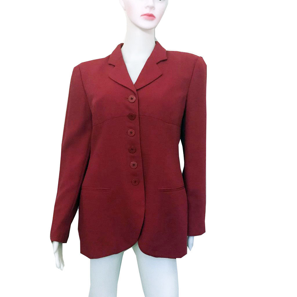 Vintage 1980s Giorgio Armani Red Blazer – Shop Stylaphile Vintage