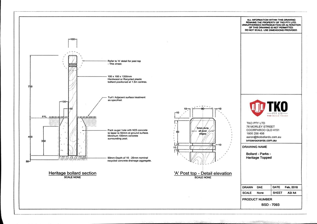 BSD-7093 Bollard