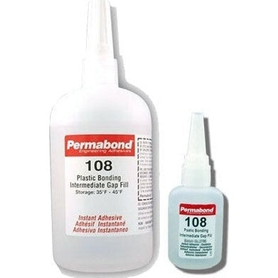 Rubber and Plastic Cyanoacrylate Super Glue - 5000 CPS / 1 Ounce Bottle / Case of 10