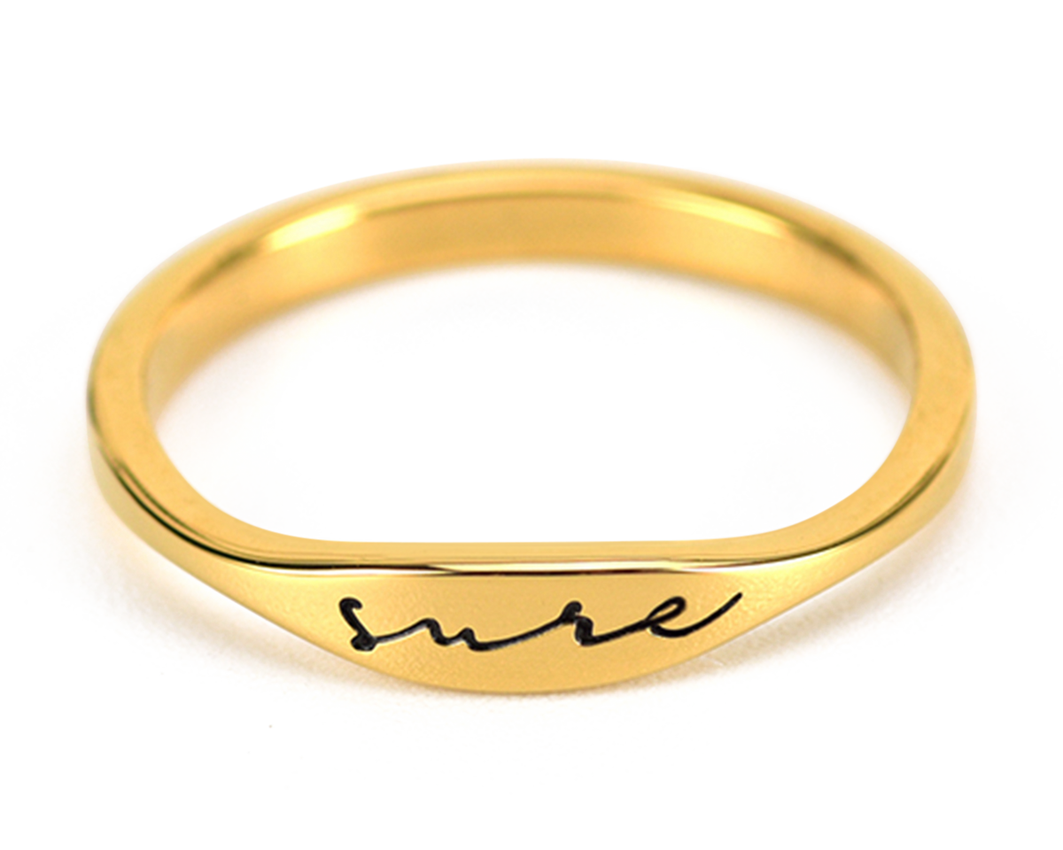 "SURE" RING - BROOKE ENCE SIGNATURE - ROSE GOLD – PYRKIÄ