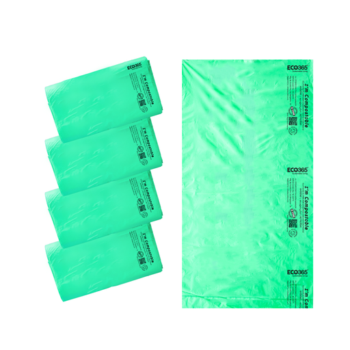 U Cut Plain Oxo-Biodegradable Garbage Bags, Medium, Size (in inches):  19x21, Holding Capacity: 15