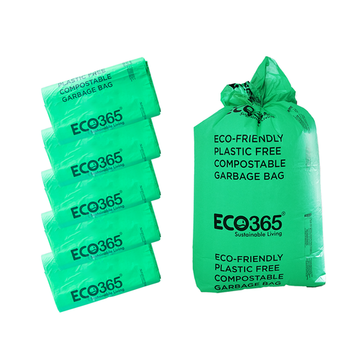 ECO365 Eco-friendly Compostable Garbage Bags Medium(19x21)/Bin Liners