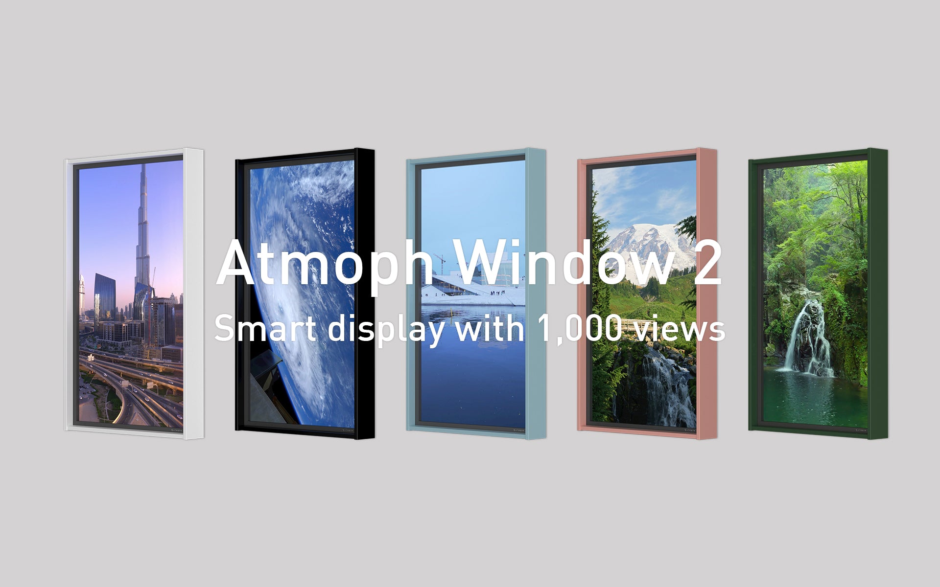 Atmoph Window 2 + オプションLED/Camera/Coupon