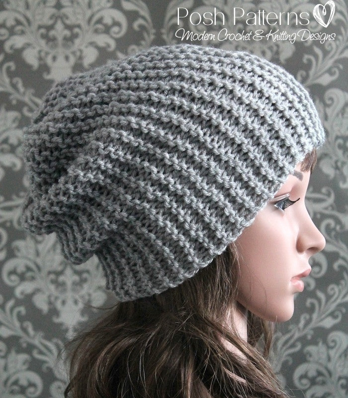 Knitted hat patterns for women