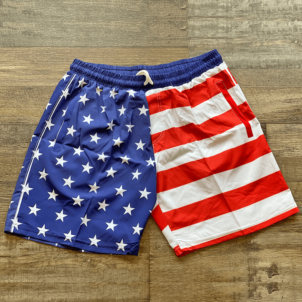 American Flag Swim Trunks | ASMDSS Gear