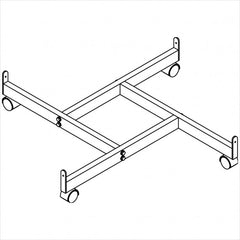 gridwall leg and base