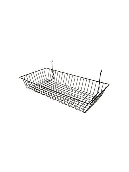 Slatwall Baskets 24 x 12 x 4-Inch, Also for Pegboard and Slat Grid ...