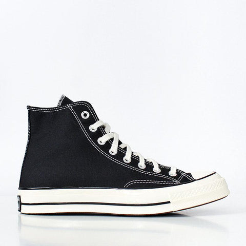The classic Converse Chuck Taylor 70 Hi Shoes in Black at Urban Industry