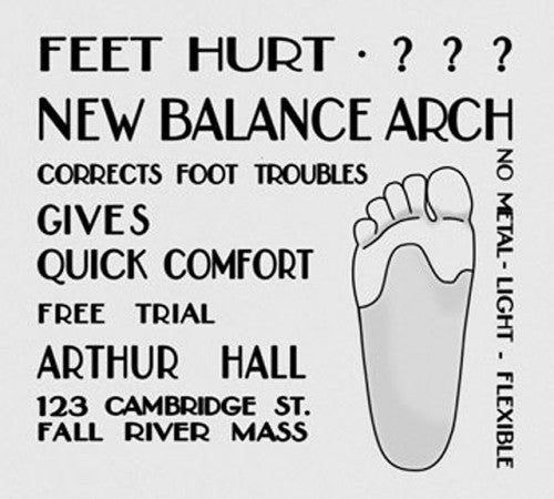 New Balance Shoes Vintage advert