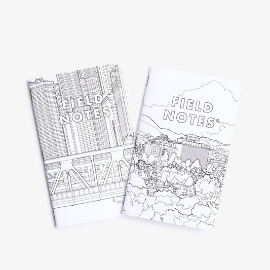 Field Notes Streetscapes Sketch Books - Los Angeles & Chicago - 4.75 x  7.5 - 48 Pages - Plain Paper - Pack of 2