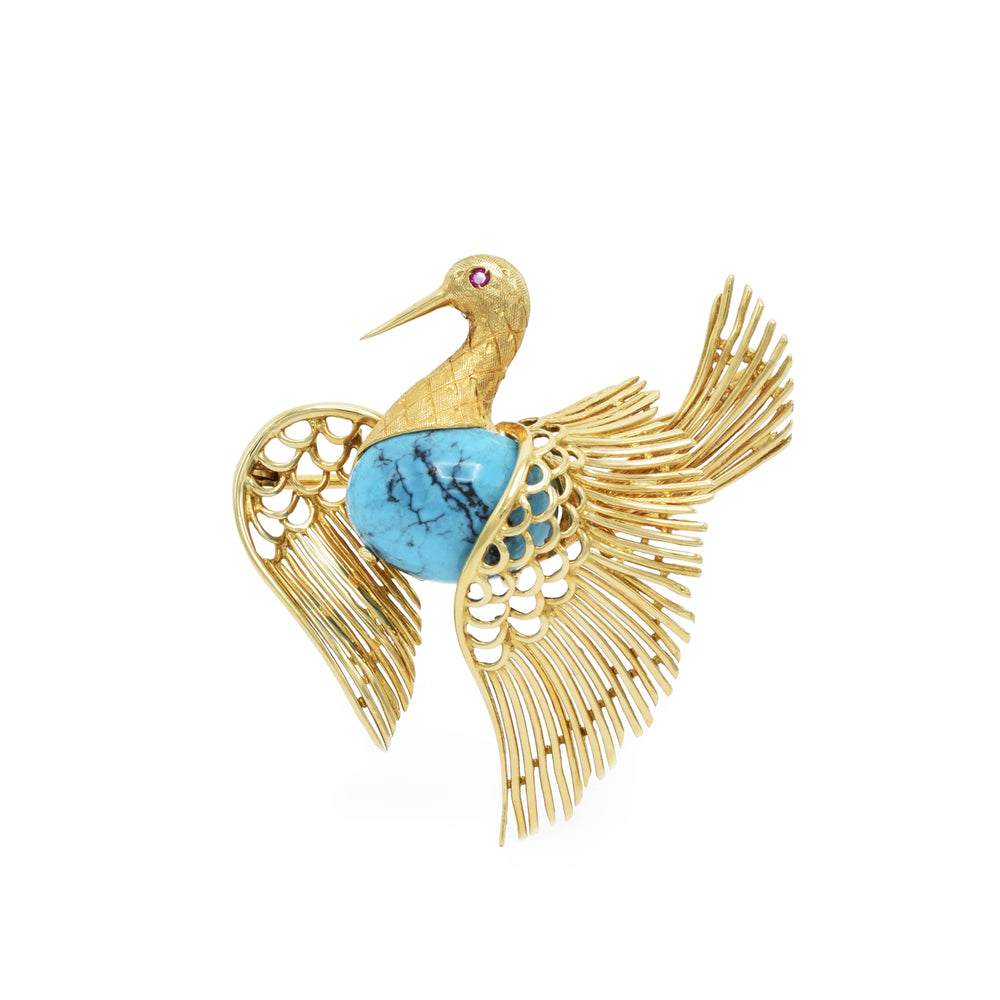 cartier bird pin