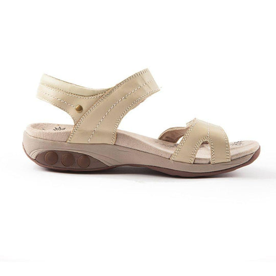 Therafit Grace Women's Leather Adjustable Slide Sandal - Therafit Shoe