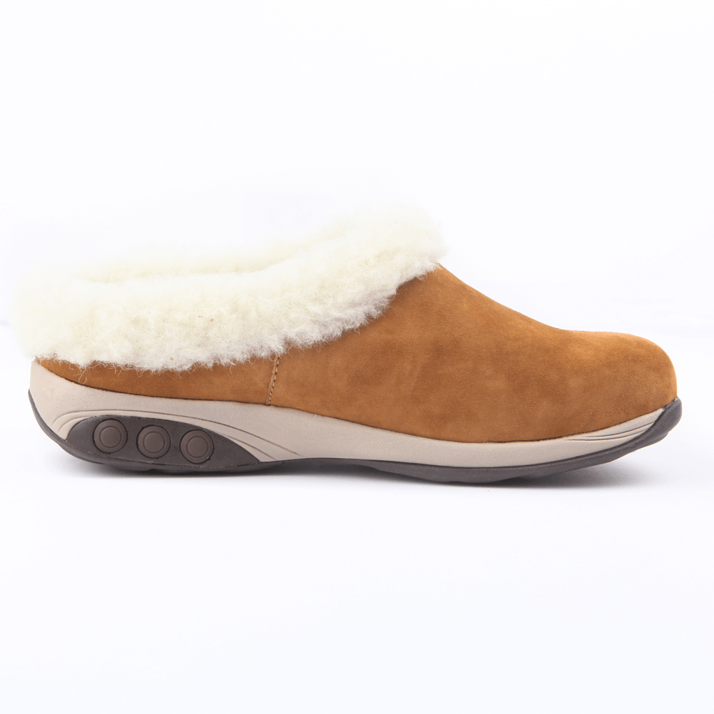 sheepskin clog slippers