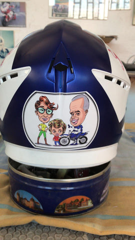 adesivi personalizzati per casco