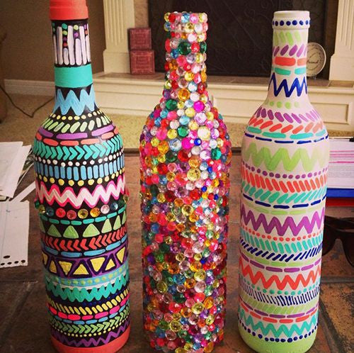 Decorar Botellas Con Piedritas