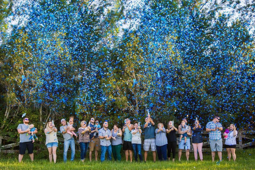 gender reveal confetti poppers walmart