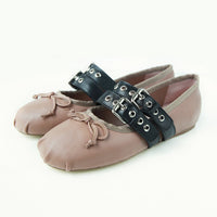 leather sole ballet flats