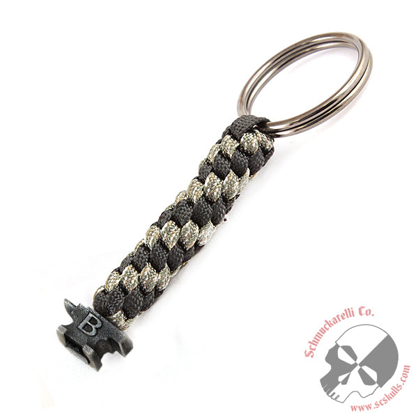 Buck Anvil Bead Key Fob - Camo with Black Ox. Bead - Schmuckatelli Co.