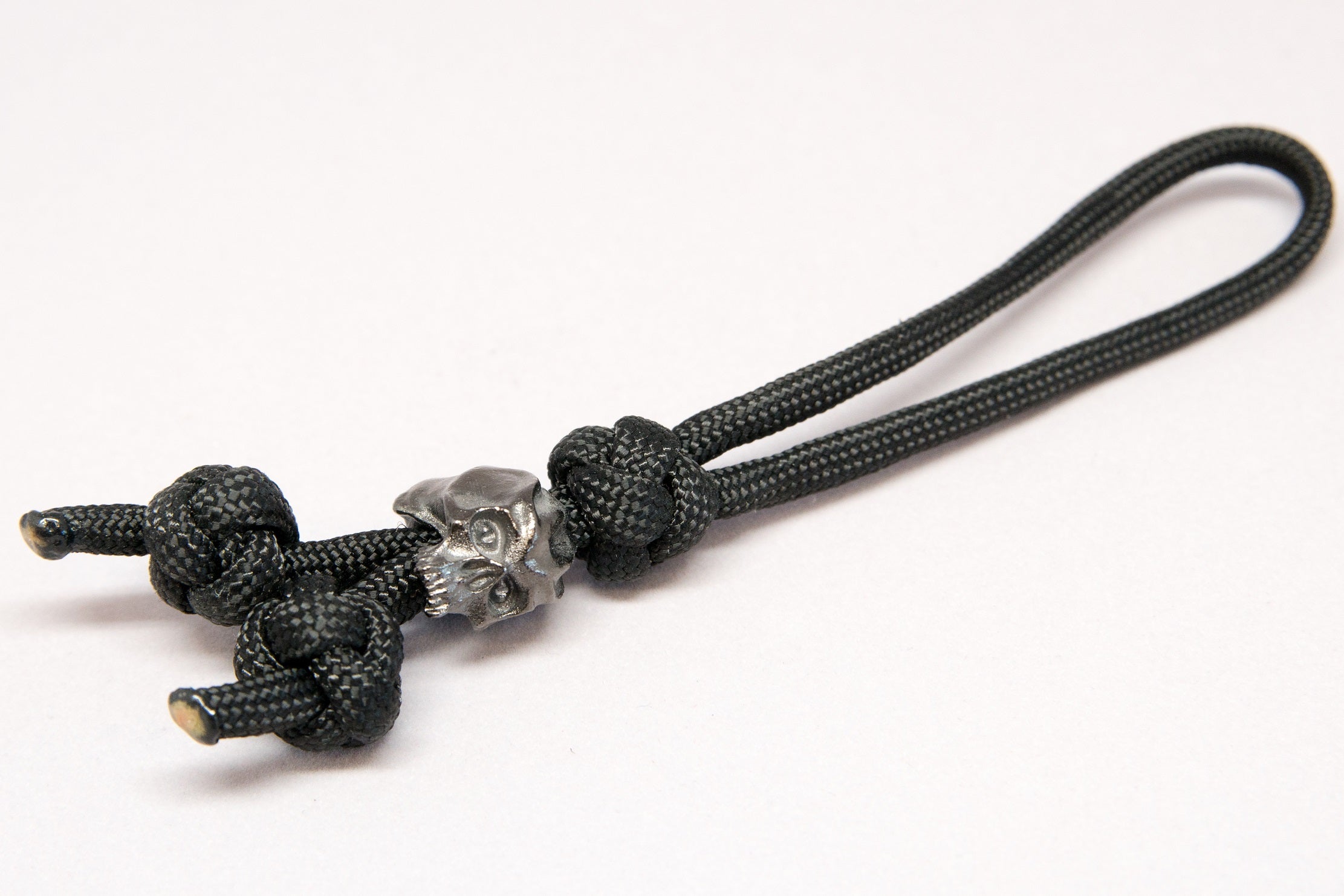 Cyber Triple Diamond Knot Zipper Pull Hematite Matte - Closeout ...