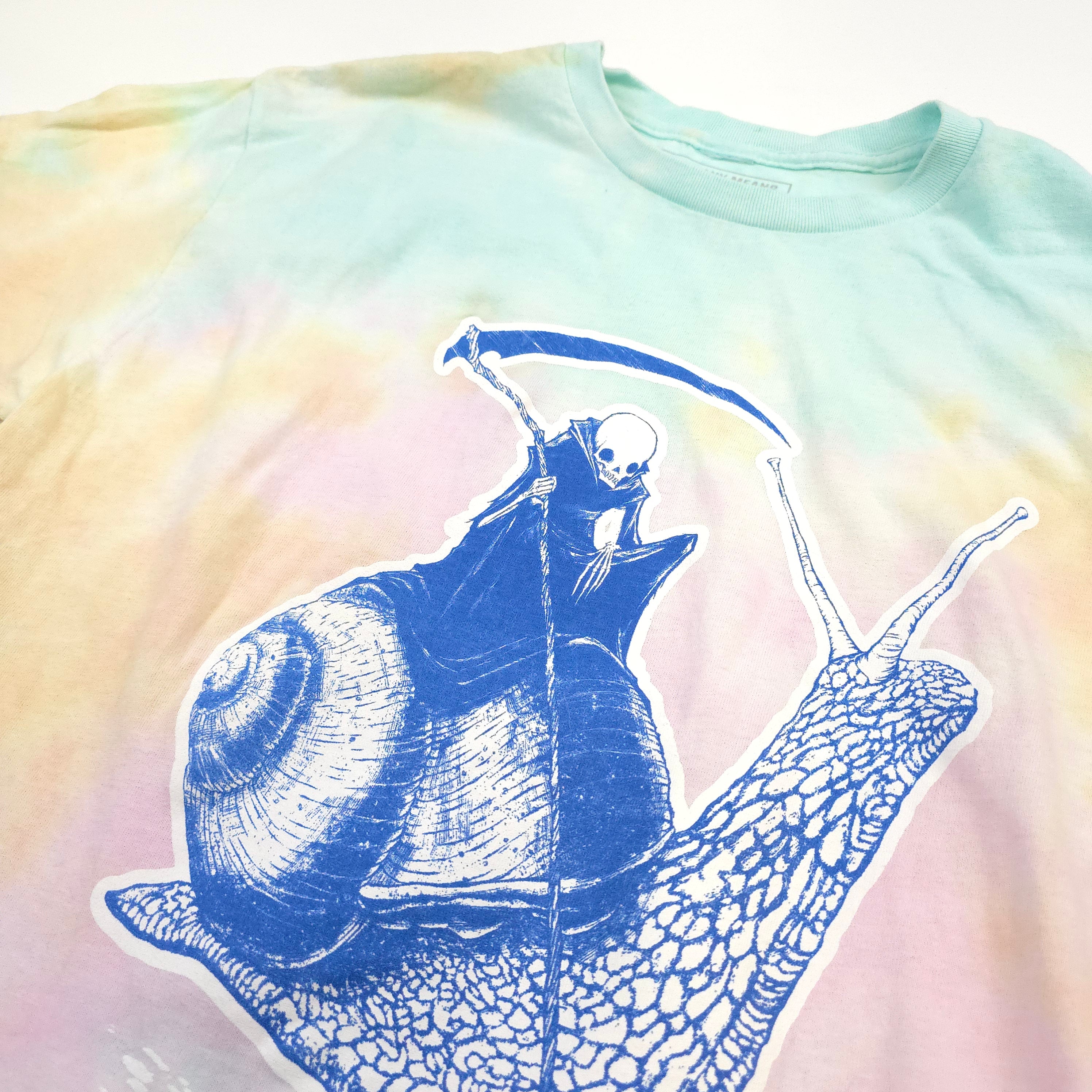 Slowdeath TieDyeShirt Closeup