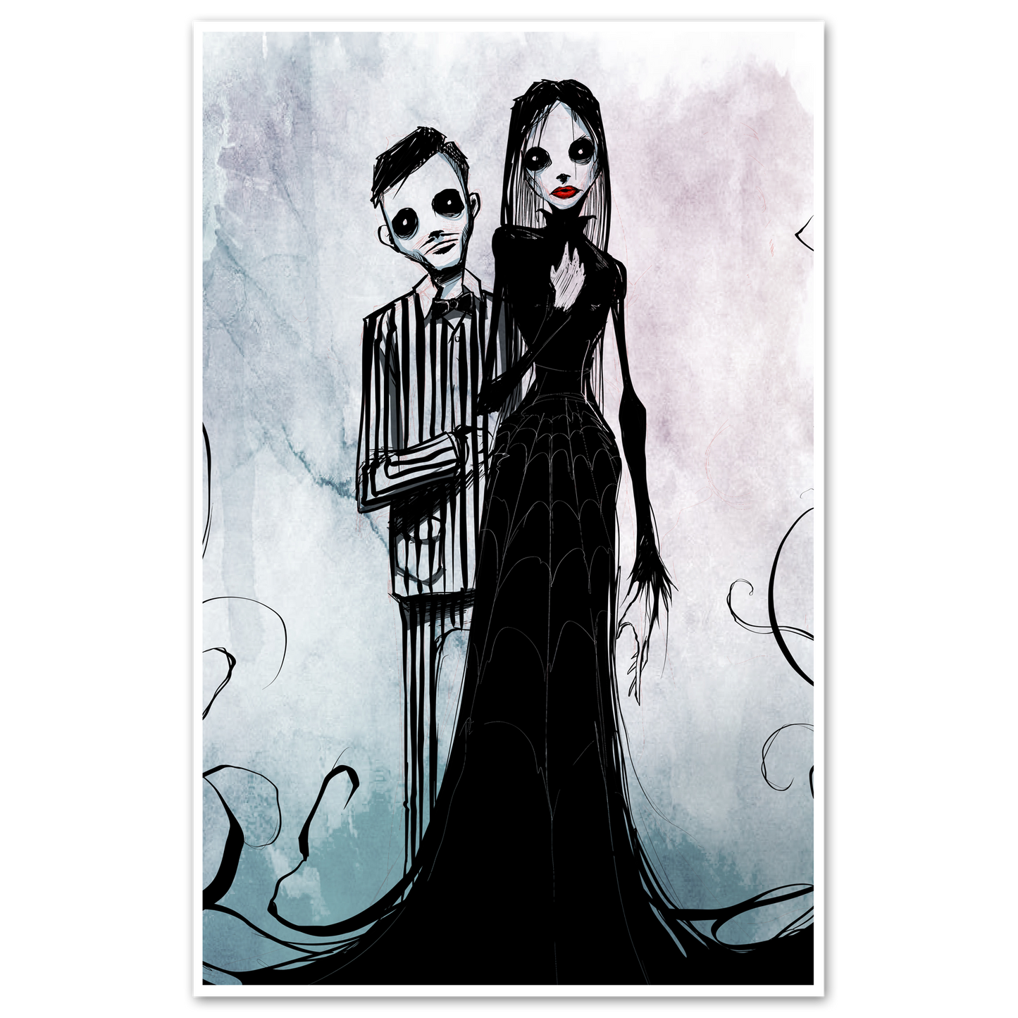 Jel Ena — Wednesday Addams Limited edition print