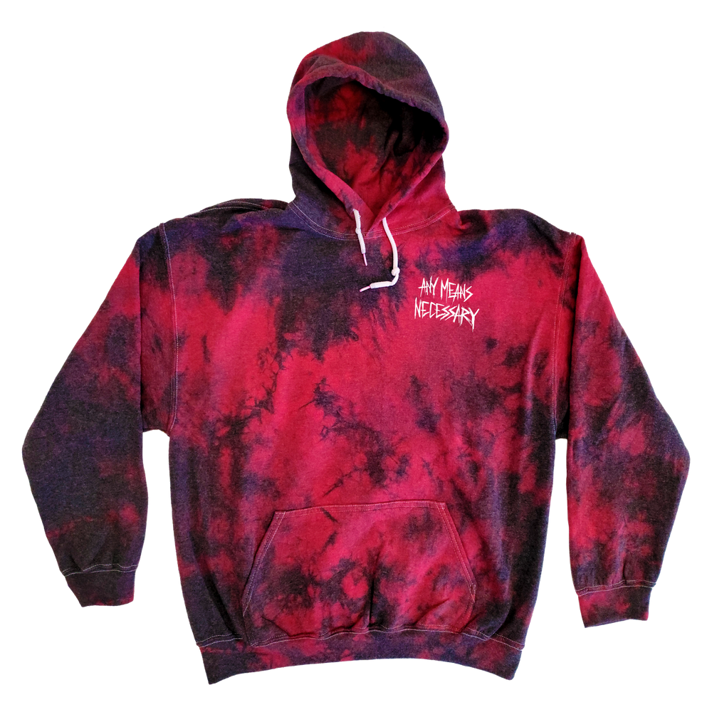 Let The Weak Burn Pullover Hoodie Tie Dye – Any Means Necessary Clothing