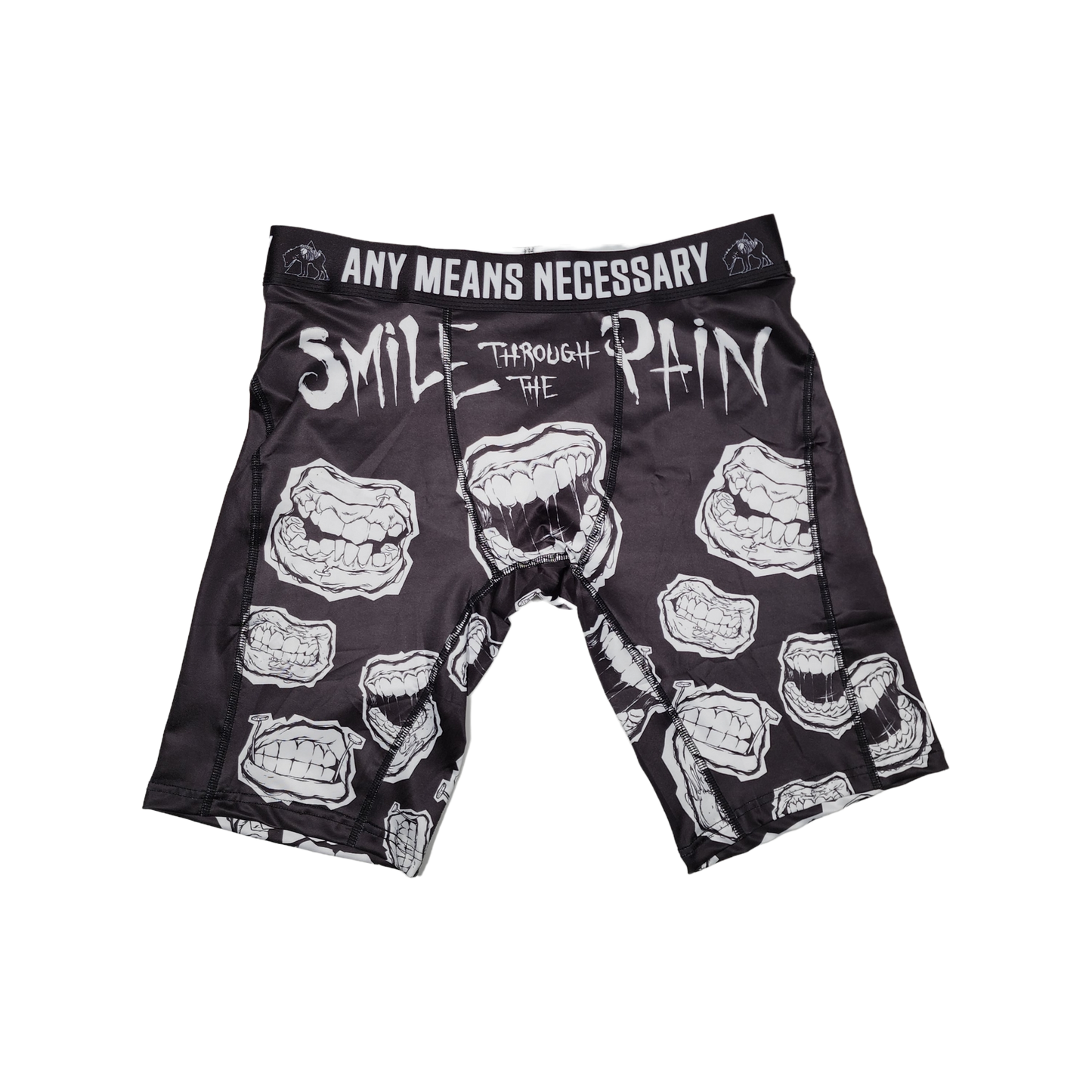Smile Through The Pain Men's Underwear Red – Any Means Necessary Clothing