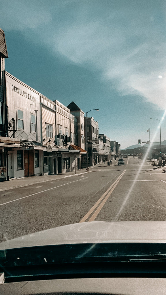 Downtown Ketchikan, Alaska in November 2020