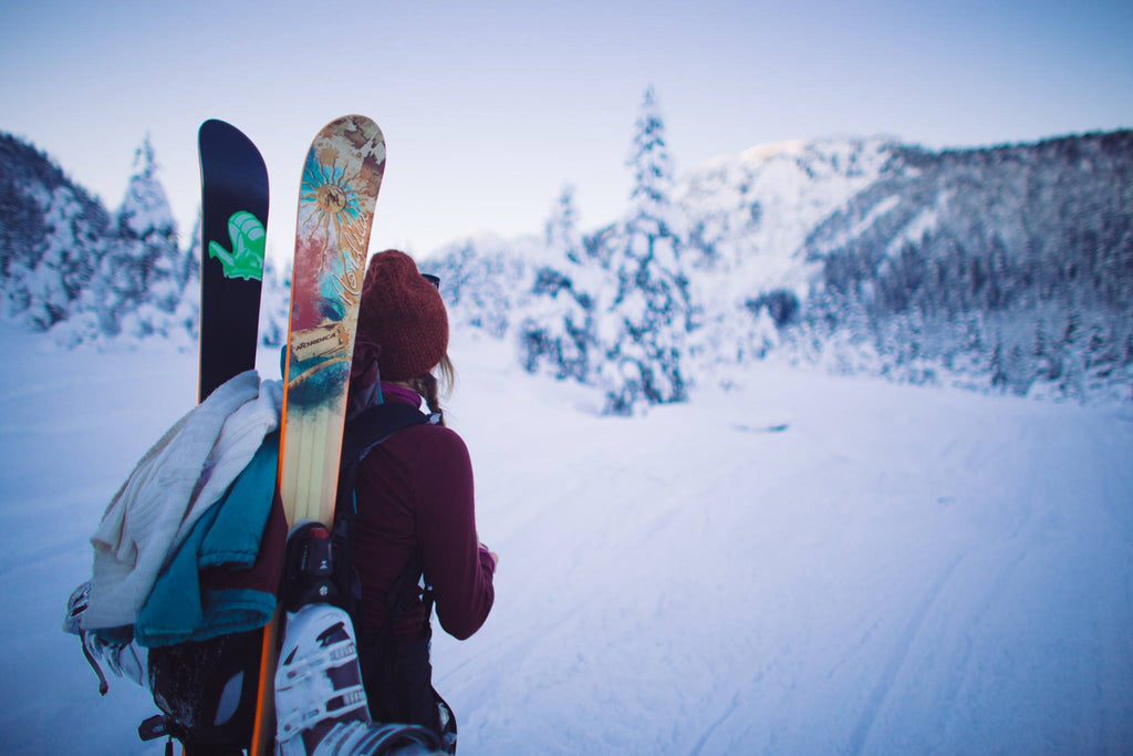 Snowshoe & Ski in the same day in Juneau, Alaska for Resolute Boutique & Lifestyle