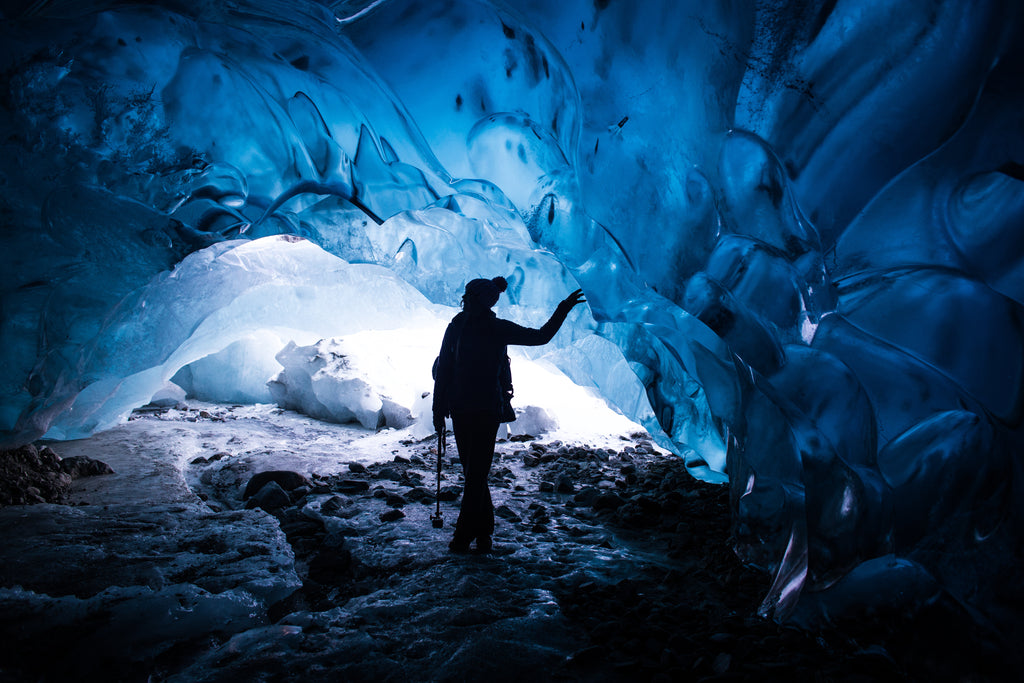 Mendenhall Glacier Ice Caves in Juneau, Alaska. Resolute Boutique & Lifestyle Blog