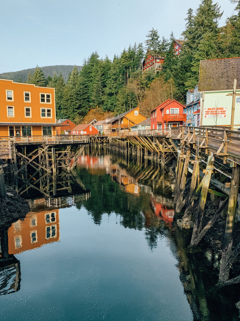 Creek Street in November Ketchikan, Alaska