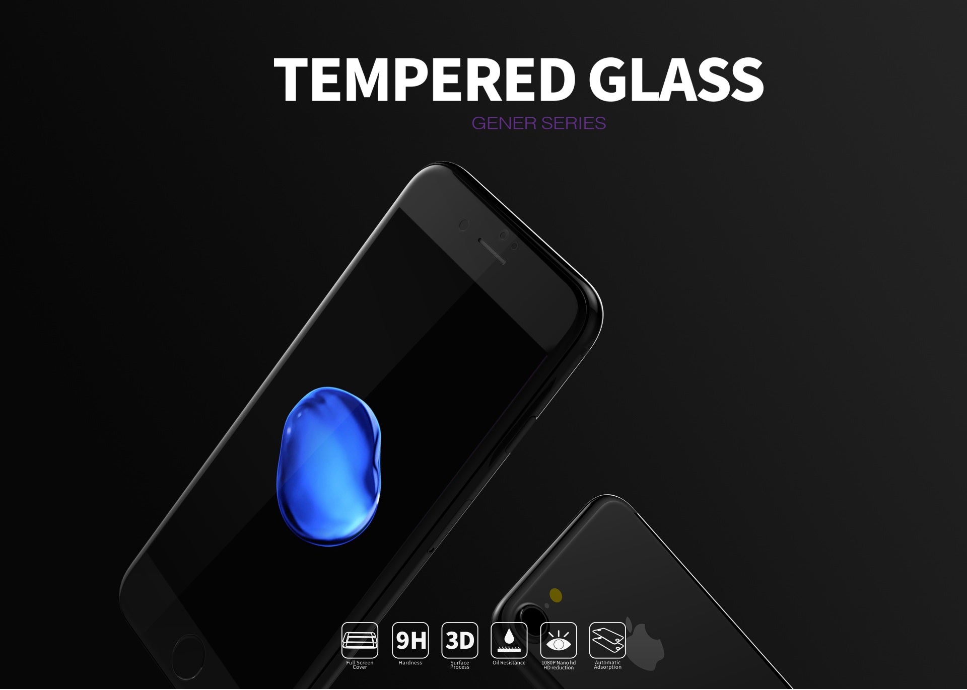 REMAX Official Store - Tempered Glass Anti-Blue Ray Gener 3D Full Cover iPhone 6/6S/7/Plus