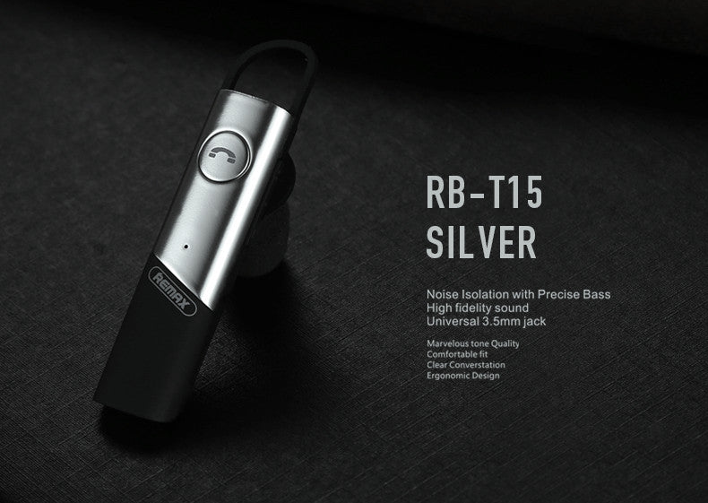 REMAX RB-T15 IN-EAR UNILATERAL SINGLE-SIDED MULTI-DEVICES CONNECTION MICROPHONE BLUETOOTH EARPHONE