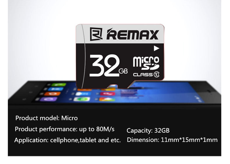 2 94f78193 c542 4779 879d Remax C-Series Micro SD 32GB Memory Card C10(3.0)