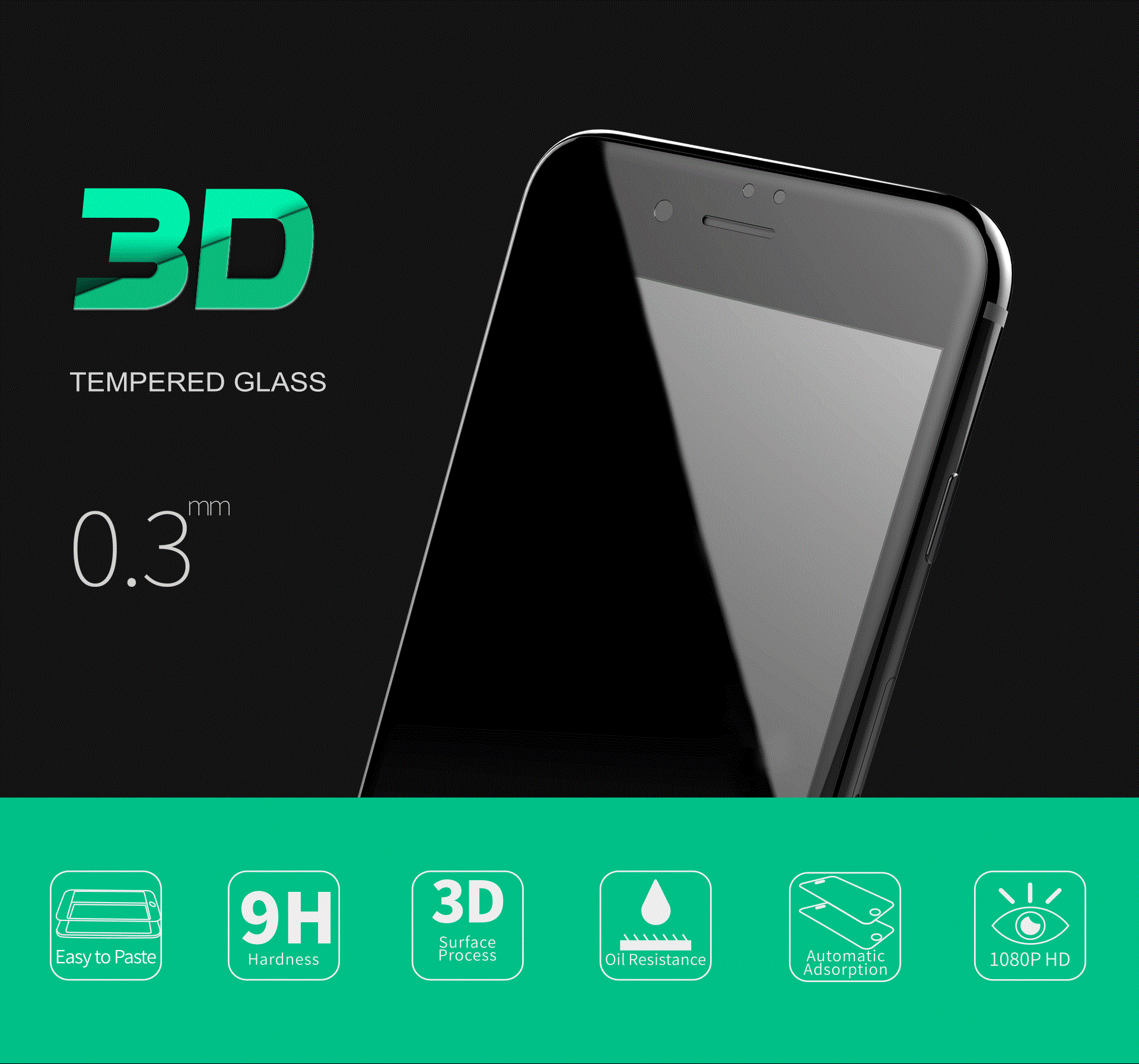 REMAX Official Store -Tempered Glass Ceaser 3D Full Cover iPhone 6/7/Plus