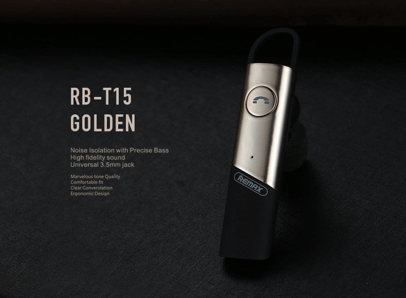 REMAX RB-T15 IN-EAR UNILATERAL SINGLE-SIDED MULTI-DEVICES CONNECTION MICROPHONE BLUETOOTH EARPHONE