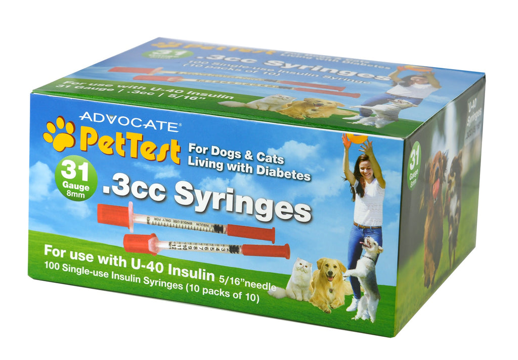 Advocate 31 Gauge 3 10cc U 40 Syringes Pack Of 100 Countryside Pet Supply