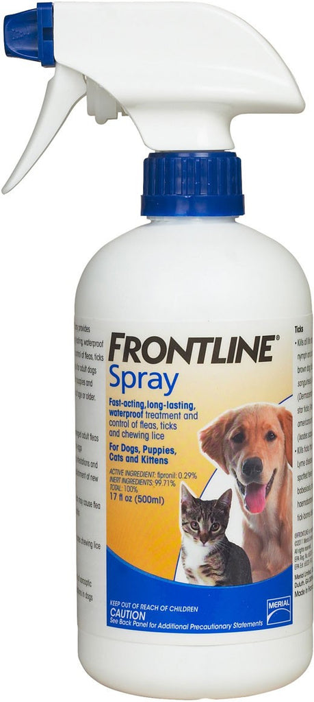 frontline dog spray