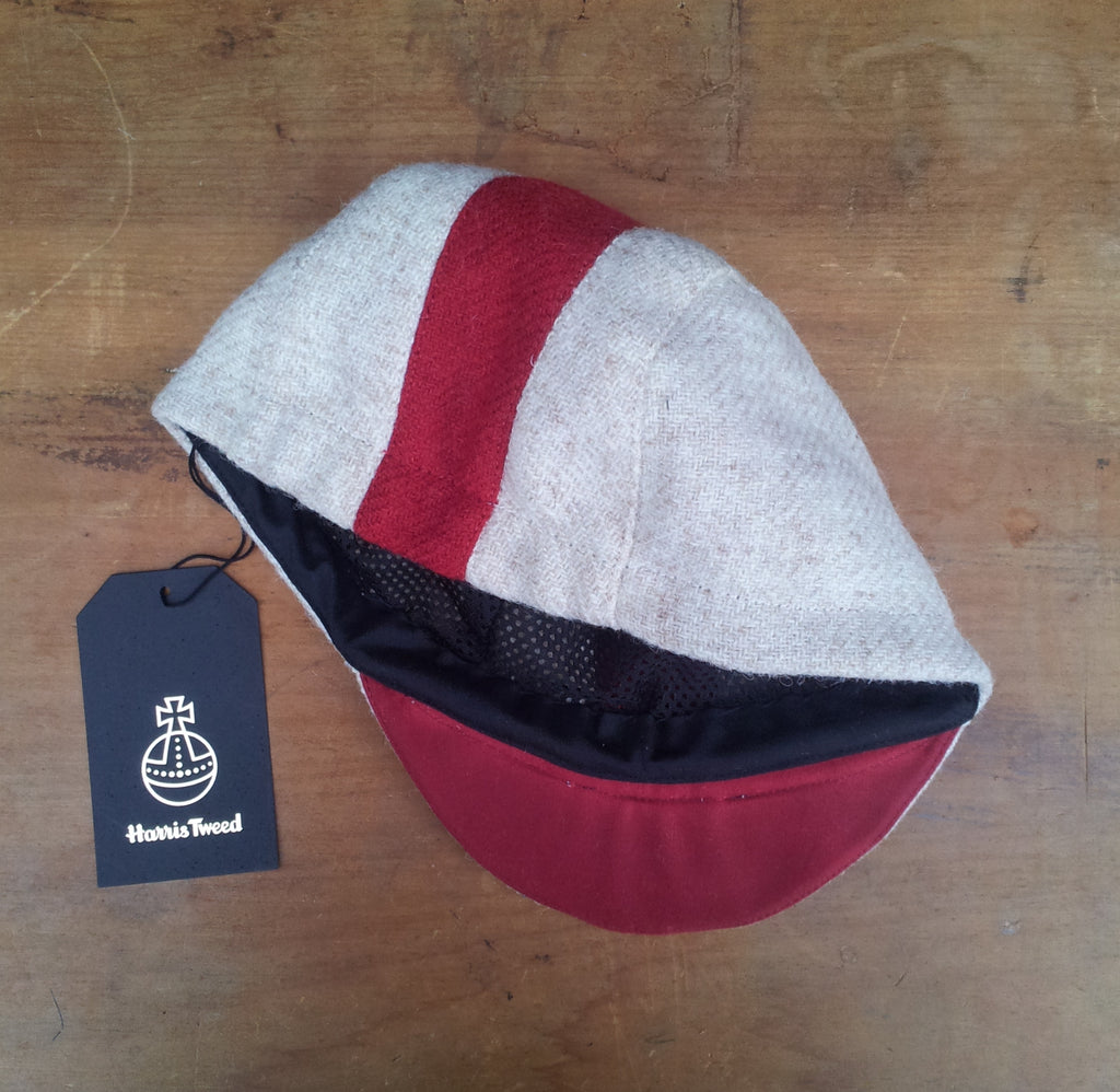 tweed cycling cap