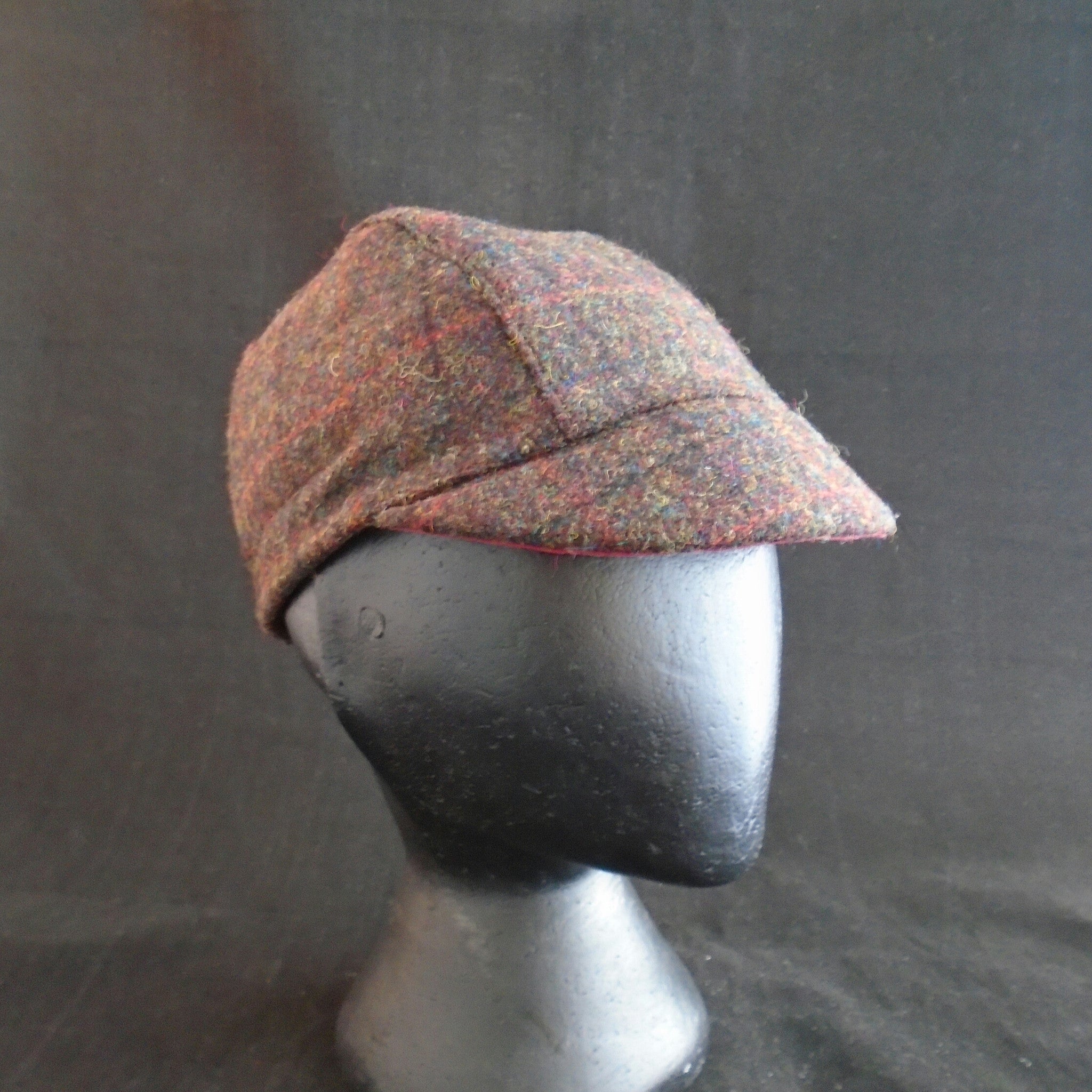 tweed cycling cap