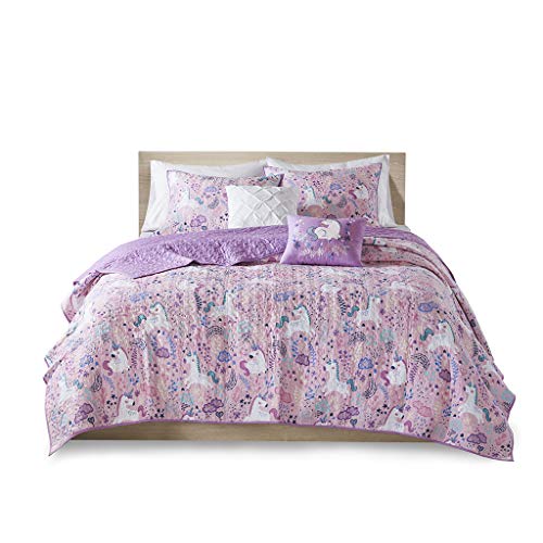 Urban Habitat Kids Lola Cotton Reversible Coverlet Set Pink Full